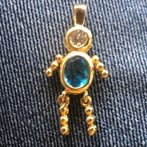 🌟Gold over/Sterling Silver Person Charm